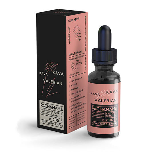 Pachamama Kava Kava Valerian CBD Tincture Nug Republic
