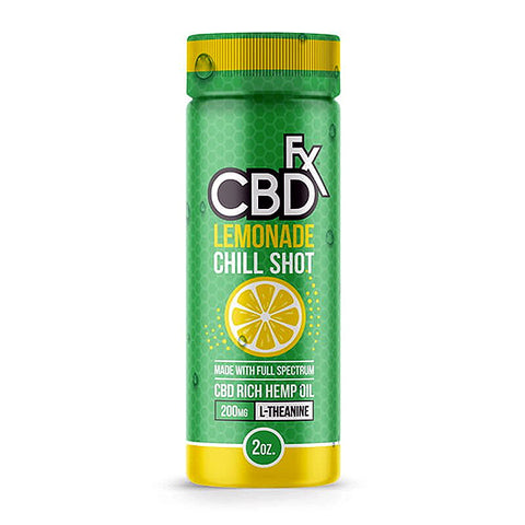 CBDfx CBD Chill Shot - Lemonade Flavor - 20mg