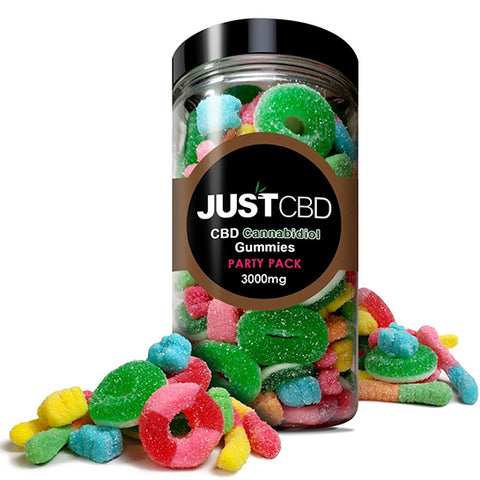CBD Gummy Party Pack by JustCBD - 3000mg