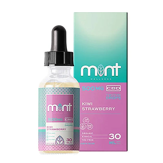 Mint Wellness CBD Oil Tincture - Kiwi Strawberry - Nug Republic