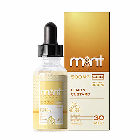 Mint Wellness CBD Oil Tincture - Lemon Custard