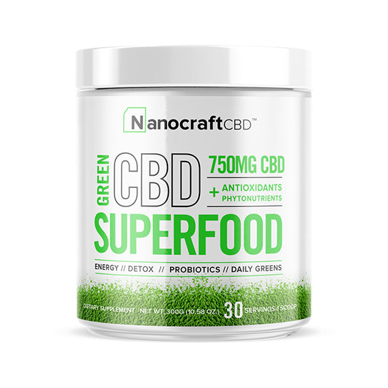 Nanocraft CBD Superfood Green Powder Nug Republic