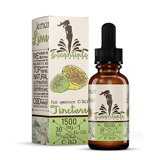 Lemon Lime Full Spectrum CBD Tincture by Savage CBD Essentials