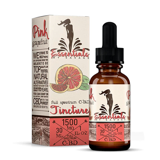 Pink Grapefruit Full Spectrum CBD Tincture by Savage CBD
