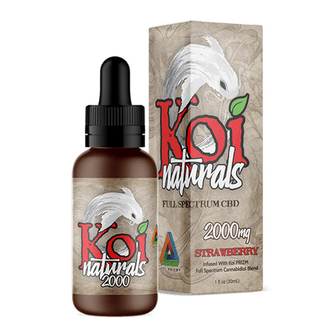 Koi Naturals CBD Oil Tincture – Strawberry